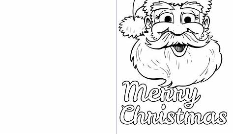 10 Best Printable Coloring Christmas Tree Card - printablee.com