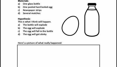 floating egg experiment worksheet