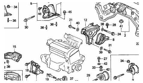 Honda DEL SOL 1995 (S) 2DR V-TEC ABS (KA) parts lists and schematics