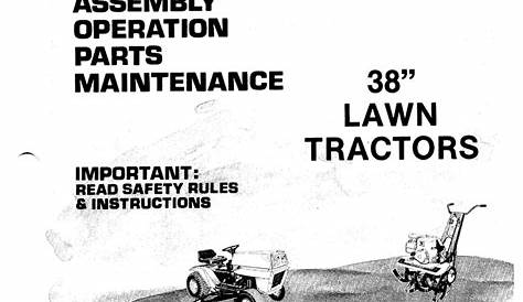 bolens lawn mower manual