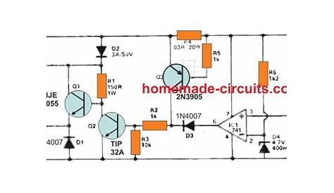 alternator voltage regulator schematic