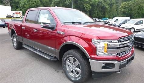 Ruby Red 2018 Ford F150 Lariat SuperCrew 4x4 Exterior Photo #128732570