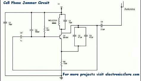 mobile jammer circuit diagram pcb layout