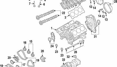 Audi A6 Engine Camshaft Seal. Washer - 06E109345B - Genuine Audi Part