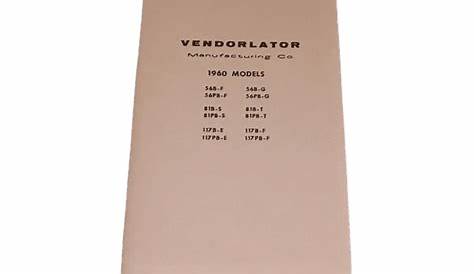 Vendorlator VMC Manual for 1960 Machines - Fun-Tronics, LLC