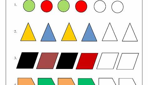 8 Best Images of Patterns Free Printable Preschool Worksheets - Free