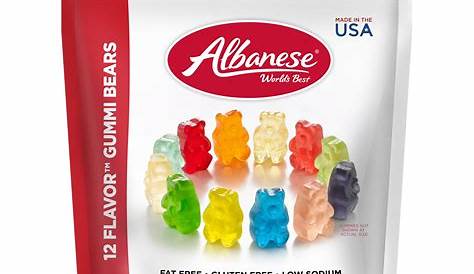 Albanese World's Best 12 Flavor Gummi Bears, 5lbs - Walmart.com
