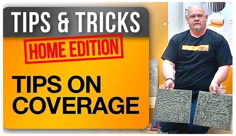 Tips on Coverage for Schluter®-DITRA and Tile - YouTube