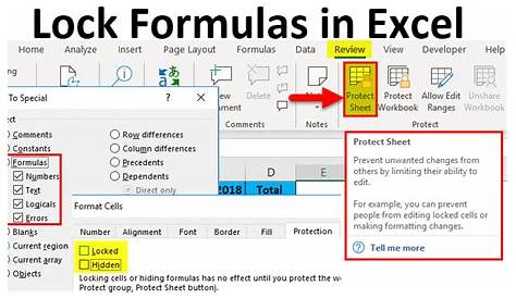 Lock Formula in Excel | How To Lock and Protect Formula in Excel?