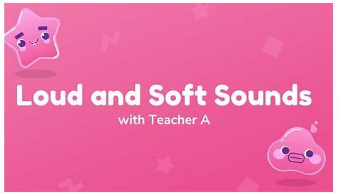 loud and soft sound worksheet