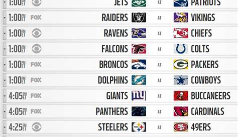Sunday NFL Schedule @ Cogans | Cogans Pizza North
