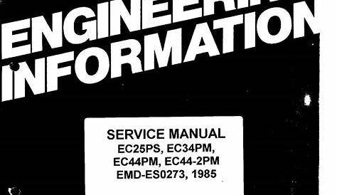 Calaméo - Ec25 Robin Engine Service Manual