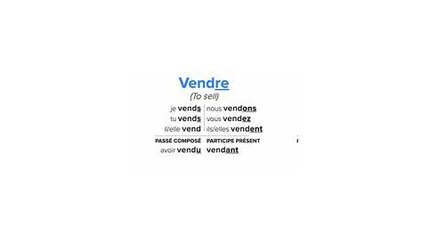 french verbs conjugation list pdf