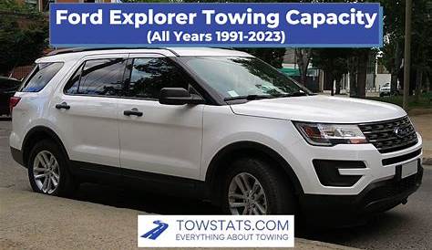 ford explorer v6 towing capacity