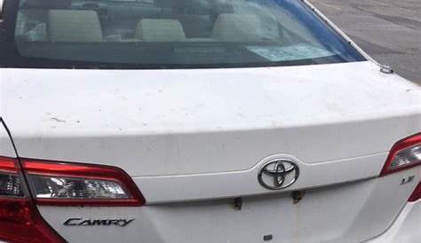 toyota camry white paint recall