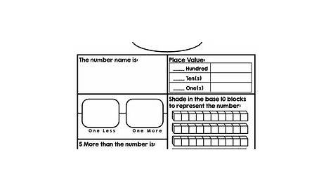 Number of the Day Worksheet by Mr Elementary Math | TPT