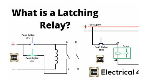 latching relay circuit diagram