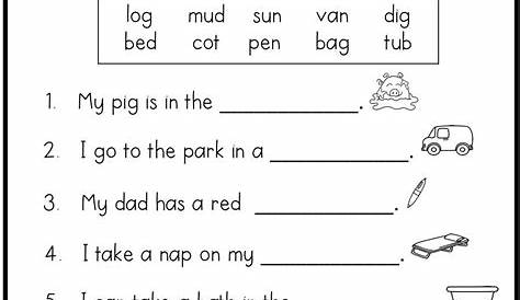 Language Arts Worksheets For Kindergarten / Language Arts Worksheets by