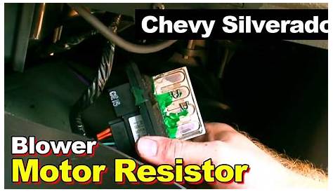 Chevrolet Silverado Blower Motor Speed Control Resistor - YouTube