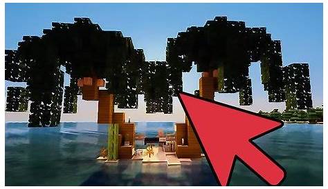 how to make a palm tree in minecraft