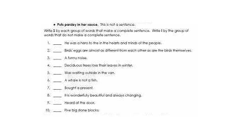 run on sentence worksheet 4th grade
