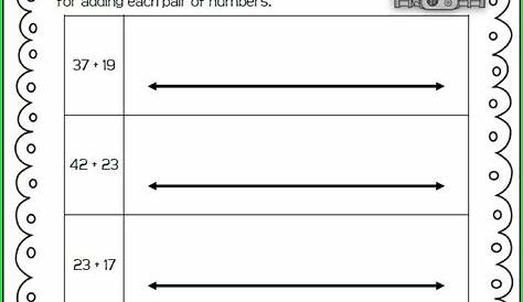 Adding And Subtracting Integers Number Line Worksheet Worksheet