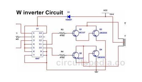 low voltage inverter circuit diagram