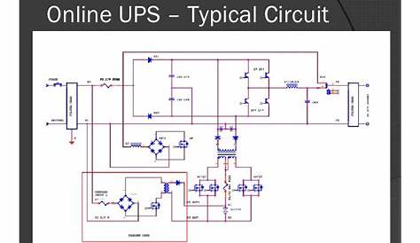 circuit diagram of ups for computer