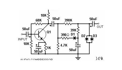 audio compressor schematic diagram