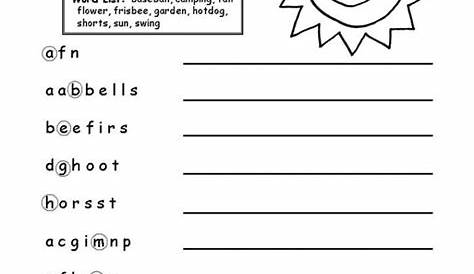 summer worksheets for kids