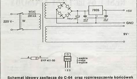 c64 power supply schematic