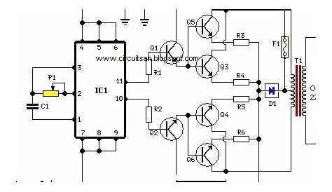 40 watt inverter circuit diagram