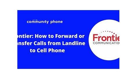 how to access voicemail on frontier landline