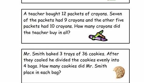 4.OA.3 Multi-Step Word Problems/FREE download Word Problems 3rd Grade