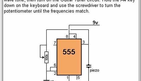 I Found My 555 Guitar Tuner Circuit on talkingelectronics.com | Science 2.0