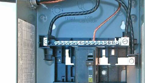 square d panel wiring