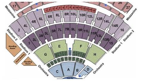 jones beach seating chart with rows