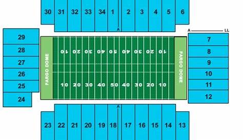 fargo dome seating chart