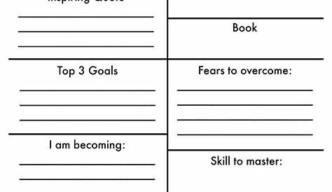 New Year Intentions Worksheet - NEWSYEARTA