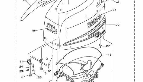 Yamaha | Outboard Parts by HP | 150 | 2004 | F150TXRC | TOP COWLING