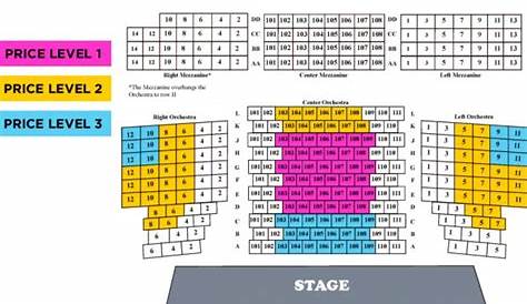 riverside theater seating chart