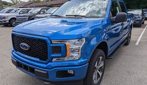 New 2020 Ford F-150 XL Crew Cab Pickup in Velocity Blue Metallic | Greensburg, PA | #F03470
