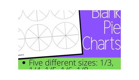fractions pie charts worksheet