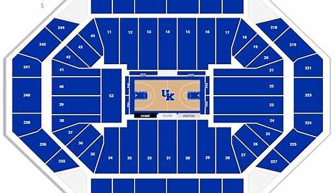 Rupp Arena Seating Charts for Kentucky Basketball - RateYourSeats.com
