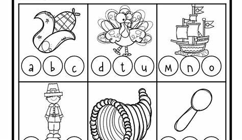 Thanksgiving kindergarten activities and worksheets. Math and literacy