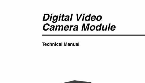 SONY XCL-S600 DIGITAL CAMERA TECHNICAL MANUAL | ManualsLib