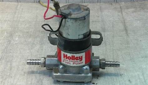 holley red electric fuel pump