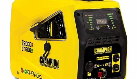 Champion 100402 1600W/2000W Dual Fuel Inverter Generator New – FactoryPure