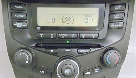 radio for a 2004 honda accord