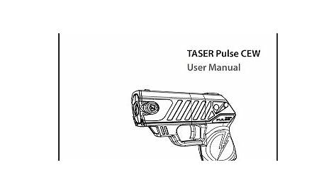 taser pulse user manual
